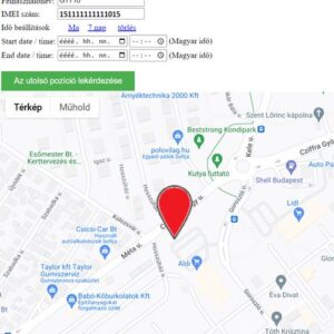 most.holvagyunk.hu GPS nyomkövetők térképes útvonal megjelenítő legegyszerűbb Platform (6.000,-Ft./db./év)